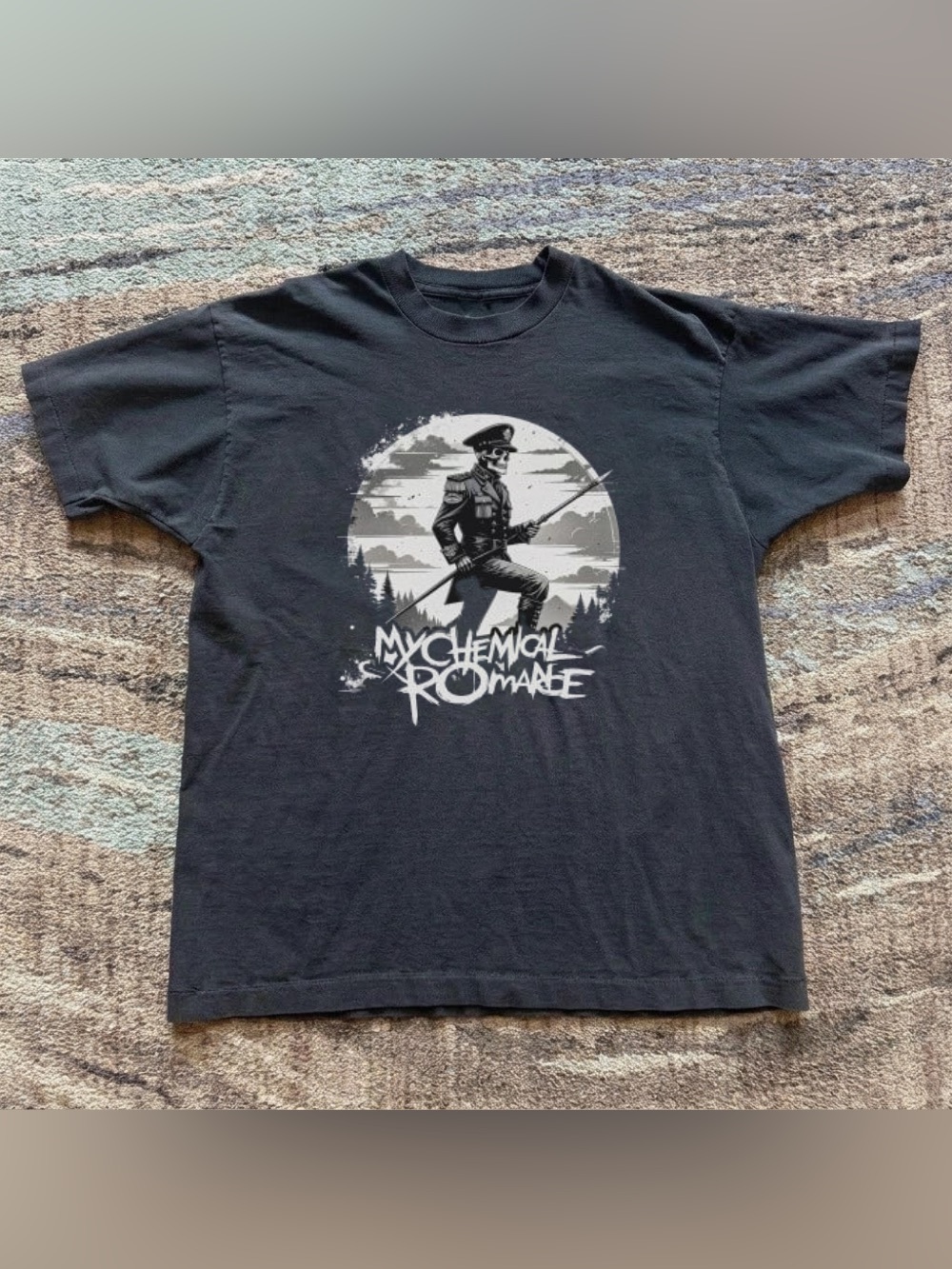 My Chemical Romance Black Parade Unisex Tee Black Grunge Rock Graphic T-Shirt